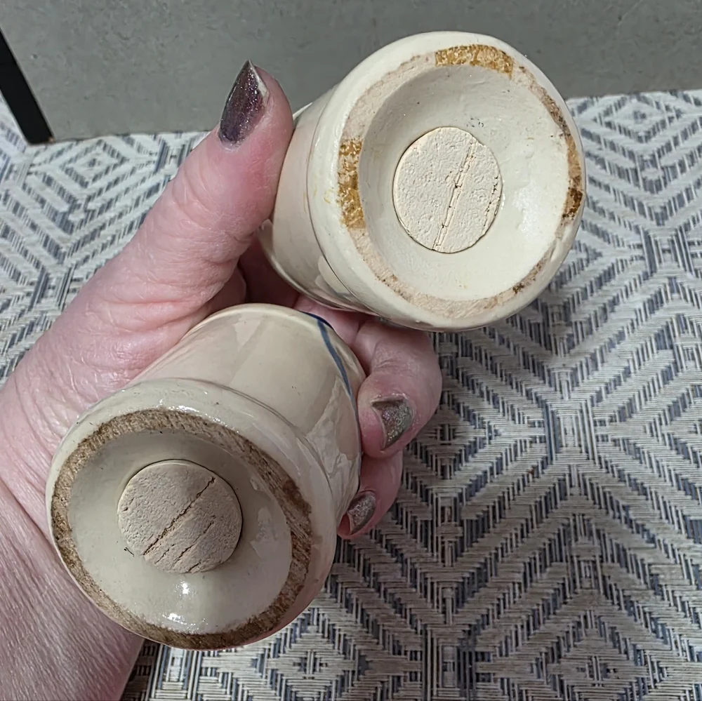 Vtg Shawnee Milk Can Salt And Pepper Shaker Set #86